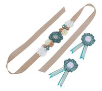 VICASKY Écharpe Future Maman pour Shower Corsage Décoration de Fête Prénatale Accessoires Photo pour Shower Cadeaux pour Invités