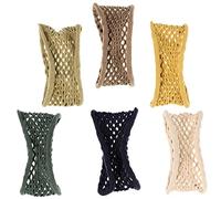 VICASKY Élastiques à Cheveux Épais 6 Pièces Grand Format En Nylon Extensible Multi-couleurs Pour Femmes Cheveux Longs Queue De Cheval Accessoires Résistants Et Décoratifs