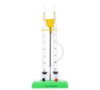 VICASKY Électrolyseur D'eau Expérimental pour Démonstration de Production D'oxygène en Plastique Kit Éducatif Accessoire de Test D'électrolytes pour Maison et École
