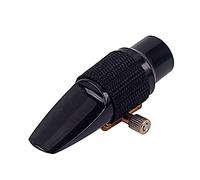 VICASKY Embouchure Saxophone Alto Noire avec Clip Accessoire pour Saxophone Améliore la Qualité Sonore Usage Musique