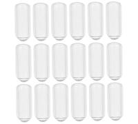 VICASKY Embouts De Serrage-tête En Caoutchouc 200pcs Compatible Serrage-tête De 6mm Transparent Accessoires De Bricolage Confort Maximal Protection Des Cheveux Embouts De Remplacement