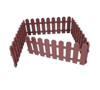 VICASKY Enclos Extérieur Sécurisé pour Tortues - Barrière Modulable en Plastique Solide - Lot De 4 Panneaux 50x20 Cm Couleur Café - Clôture De Jardin pour Animaux Petits Reptiles Jardins Et Pelouses