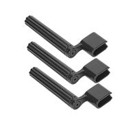 VICASKY Enrouleur de Cordes de Guitare 3pcs en Abs Noir, Facile à Utiliser pour Ukulélé et Guitare, Outil Manuel pour Tendre et Détendre les Cordes, pour Familles et Amis