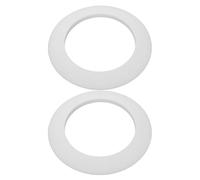 VICASKY Ensemble 2 Anneaux Putting Golf Blanc Réducteur Trou Précision pour Entraînement Intérieur Outil Portable Compact pour Golfeurs Débutants et Confirmés Accessoire Golf Entraînement