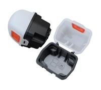 VICASKY Ensemble de 2 Boîtes de Rangement en Plastique pour Lampe Frontale, Support de Lampe Torche de Camping Compact et Léger, Étui de Protection Portable Activités de Plein Air