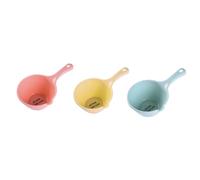 VICASKY Ensemble de 3 Louche à Eau Longue Poignée Grande Capacité en PP pour Cuisine et Jardin Arrosage de Légumes et Fleurs