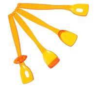 VICASKY Ensemble de 4 Cuillères à Geste en Plastique Orange Outil d'Exercice Langue Entraîneur de Positionnement Langue pour Orthophonie Matériel Portable pour Thérapie Orale et