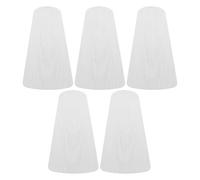 VICASKY Ensemble de 5 Pales de Ventilateur Électrique en Plastique Blanc pour Ventilateur de Plafond Intérieur 52,5 Cm avec Support de Remplacement