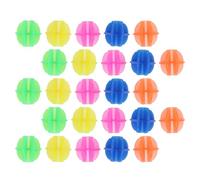 VICASKY Ensemble De 6 Bicycle Spokes Beads Plastic Clip Decorations for and Adults Bike Wheels Easy to Attach Glow in The Dark Safety Enhancing Accessories