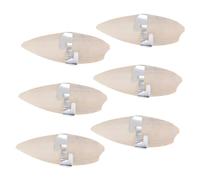 VICASKY Ensemble de 6 Coffret de Seiche pour Oiseaux avec Support Métallique à Mâcher Molaire pour Perroquets et Petits Animaux Renforce de Mâcher