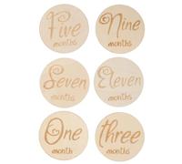 VICASKY Ensemble De 6 Souvenirs Pour Bébé Avec Marqueurs Dâge Mensuels Pour Décoration De Nouveau-né