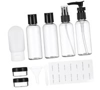 VICASKY Ensemble De Flacons De Toilette Voyage 5 Pièces 80 Ml Transparents Étanches Pour Soins Personnels Paquet De Transport Pratique