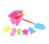 VICASKY Ensemble de jouets de plage pour enfants 9 pièces Seau et moules de jouets de sable pour tout-petits Jardin de sable Jouet de sable pour garçons et filles