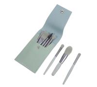 VICASKY Ensemble de Pinceaux de Maquillage Mini 9 Pcs Pinceaux Doux pour Débutants Outils de Beauté Pratiques Paquet de Voyage