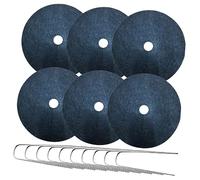 VICASKY Ensemble De Piquets De pour Toile De Désherbage Non Tissée 52cm 6 Pièces 20 U-Type Protection des Plantes Paillis Barrière Anti- Outil De Jardinage Rétention D'humidité