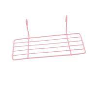 VICASKY Étagère à Panneaux Grillagés Panier De Rangement Fil Métallique Support De Rangement Mural pour Étagère Droite Rose