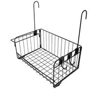 VICASKY Étagère de Rangement Suspendue et Accès Facile en Acier Carbone Noir, Grosse Capacité pour Salle de Bain Cuisine