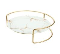 VICASKY Étagère de Salle de Bain Ronde Capacité Matériau Rangement Cosmétique et Produits de Beauté Support Solide pour Shampooings et Accessoires Organisateur Pratique pour Comptoir et