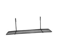 VICASKY Étagère Droite Fil Métallique pour Grille Murale Panier De Rangement Suspendu avec Système Empilable Support Pratique pour Cuisine Et Salle De Bain