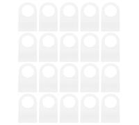 VICASKY Étiquettes Adhésives Transparentes à Trou Rond Suspendre, 500 Pièces, Plastique Pet Recyclable, Autocollantes Ultra-résistantes, Supports de Présentation pour Crochet, Étagère