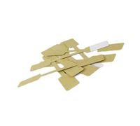 VICASKY Étiquettes Autocollantes en Papier Kraft 6 Cm Carrées, 100 Feuilles pour Marquage Bijoux, Étiquettes de Prix Vierges pour Bagues et Emballage Présent