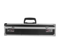 VICASKY Étui à Couteaux Cuisine en Aluminium Noir avec 8 Compartiments Double Verrouillage à Combinaison Boîte de Rangement Portable Sécurisée Cuisine Extérieure Camping et Usage