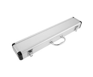 VICASKY Étui de Flûte à Bec en Alliage D'aluminium Argenté, Résistant aux Chocs et Étanche, Portable avec Poignée pour Répétitions et Concerts