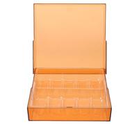 VICASKY Étui de Rangement Marron en Acrylique pour 10 Ampoules, Compatible Universellement Protection la Lumière, pour Hôpital et Voyage