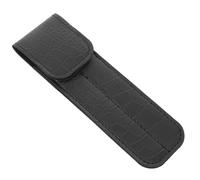VICASKY Étui Magnétique en Cuir Noir Anti-Statique pour Pince à Épiler Extensions de Cils, Petit Étui Compact de Rangement, Adapté à Tout Paquet ou Poche