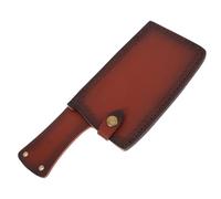 VICASKY Étui pour Couteau Cuisine en Cuir Artificiel Marron, Léger et Portable, Protection Robuste pour Couteaux de Désossage Professionnel, pour Usage Quotidien