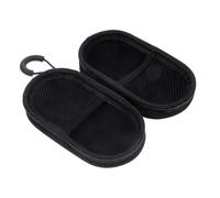 VICASKY Étui Rigide de Rangement pour Accordeur de Guitare Portable Coque Résistante Oxford et EVA Organisateur de Câbles Compact pour Accessoires de Voyage