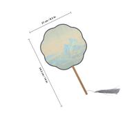 VICASKY Éventail Chinois Traditionnel et Imitation Éventail à Main Décoratif pour Femme Ventilateur été Portable pour Fêtes et Danse Hanfu Artisanat Fait Main Motif Élégant