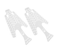 VICASKY Extenseur de Palmes de Plongée en Plastique Blanc 1 Paire D’Accessoires Universels pour Maintien de Forme Séchage Rapide et Support Stable pour Plongée et Snorkeling