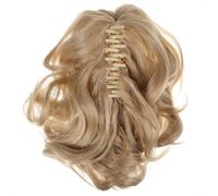VICASKY Extension de Queue de Cheval Bou Pince Griffe en Fibre Haute Température Or, Facile à Utiliser, pour Cheveux Courts ou Fins