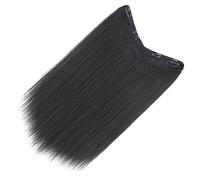 VICASKY Extensions de Cheveux à Clips Longs et Lisses Postiches Synthétiques pour Femmes Accessoires de Coiffure Naturels