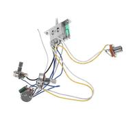 VICASKY Faisceau de Câblage pour Guitare Électrique avec Interrupteur Positions Potentiomètres Haute Précision Jack pour Contrôle Tonalité et Volume