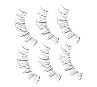 VICASKY Faux Cils Halloween Naturels Bouclés Avec Perles Brillantes Pour Cosplay Kit De Bouquets De Cils Fins Et Doux