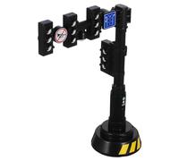 VICASKY Feu de Miniature avec Sons et Lumières LED Modèle Réaliste en Plastique Fonction Changement Automatique des Feux Éducatif pour Garçon et Filles Accessoire Décoratif pour