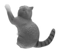VICASKY Figurine Chat British Shorthair Petite Décor de Bureau Réaliste Résistante et Artistique pour Salon et Étagère