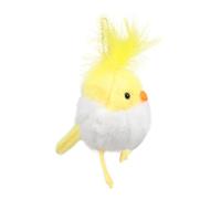 VICASKY Figurine d'oiseau suspendue Porte-clés Perroquet avec fonction sonore Accessoire de suspension idéal pour sacs à dos Mignon pour les amoureux des oiseaux