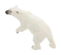 VICASKY Figurine d'ours polaire réaliste pour la décoration de la maison et du jardin, jouet éducatif pour la faune