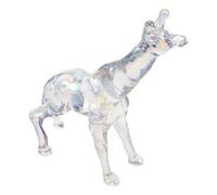 VICASKY Figurine Girafe en Cristal 14 Cm, Décoration Intérieure Miniature, Statuette Artistique Élégante et Lumineuse, Objet de Collection Girafe pour Salon, Bureau ou Chambre