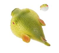 VICASKY Figurine Poisson-Lyre Réaliste Plastique Souple et Coton Éducatif pour Garçon Fille Modèle de Poisson Boule Décoratif Léger pour Chambre et Aquarium