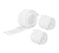 VICASKY Filet à Viande Élastique en Coton Blanc 3pcs pour Emballage Alimentaire et Ficelle Cuisine pour Maison et Boucherie