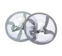 VICASKY Filet De Séchage Pour Pinceaux Cosmétiques Et Éponges De Maquillage 2 Pièces Petit Taille Polyester Gris Et Vert Séchoir Suspendu Pour Accessoires De Beauté