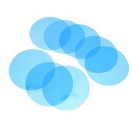 VICASKY Film Correcteur de Couleur Autocollant pour Lampes 15 Pièces 10 CM Filtre Gélatine Bleu Océan Film pour Correction Lumière Colorée Adapté pour Ambiance Intérieure et Éclairage