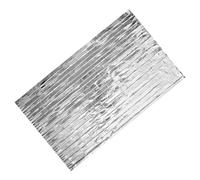 VICASKY Film Réfléchissant Extérieur Multifonction pour Serrage et Jardin, 160x210 Cm, Film Végétal Argenté Double Face, Isolation Thermique et Croissance des Plantes, Usage Urgence