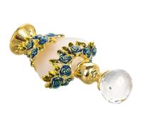 VICASKY Flacon de Parfum Vintage en Verre 5ml, Distributeur D'huiles Essentielles Rechargeable, Flacon de Voyage Portable Petites Bouteilles en Verre, Récipient D'huile Essentielle