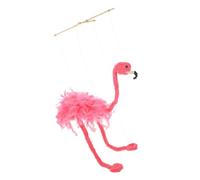 VICASKY Flamingo Marionnette Jouet de poupée en marionnettes interactives pour théâtre de poupées Activités de Jeu créatives et décoration Figurine Animale Amusante pour Les fêtes et Les