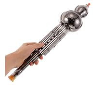 VICASKY Flûte Hulusi C Clé Plaquée Argent pour Débutants Instrument Chinois à Vent Gourde Pur et Pratique pour Pratique et Performances Extérieur